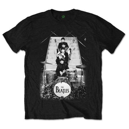 The Beatles - Stage Stairs - Black T-shirt