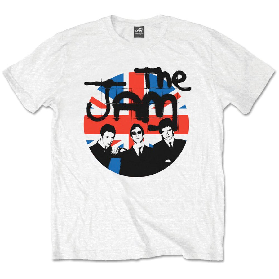 The Jam - Union Jack Circle - White T-shirt