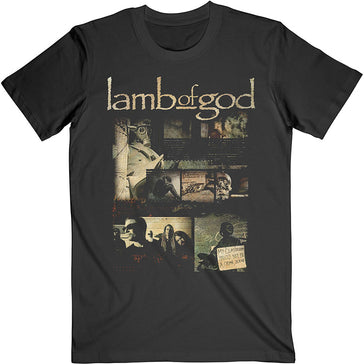 Lamb Of God - Album Collage - Black t-shirt
