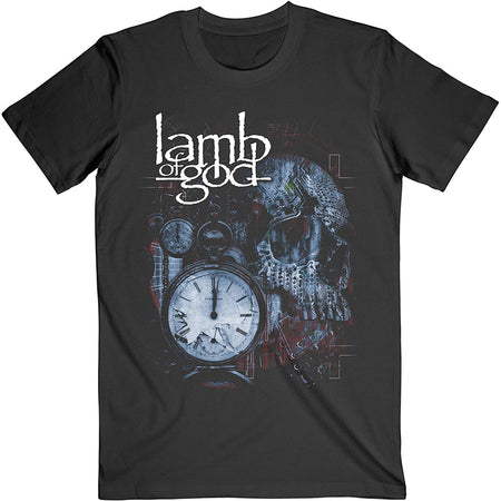 Lamb Of God - Circuitry Skull Recolor - Black t-shirt