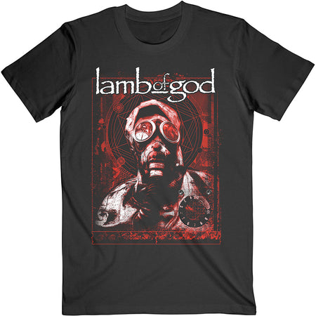 Lamb Of God - Gas Mask Waves - Black t-shirt