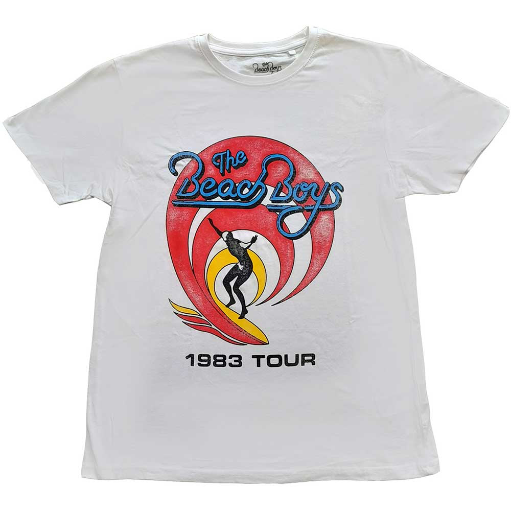 The Beach Boys - Surfer '83 Vintage - White t-shirt