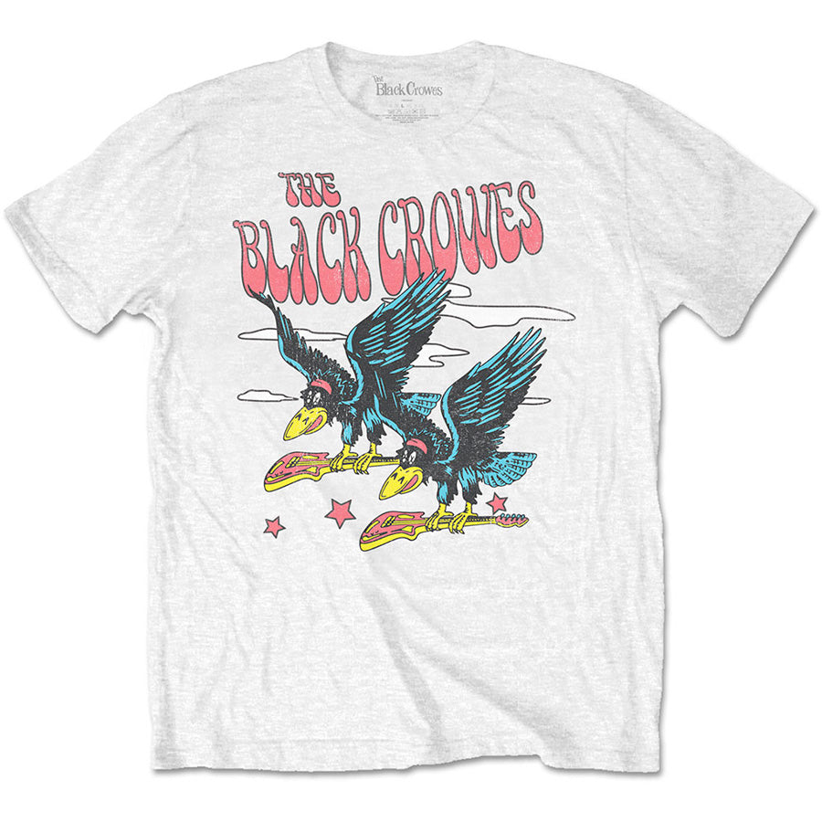 The Black Crowes- Flying Crowes - White t-shirt