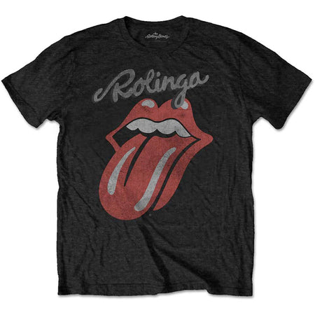 The Rolling Stones - Rolinga - Black  T-shirt