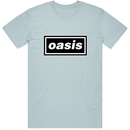 Oasis - Decca Logo - Light Blue t-shirt