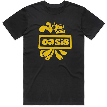 Oasis - Drawn Logo - Black t-shirt