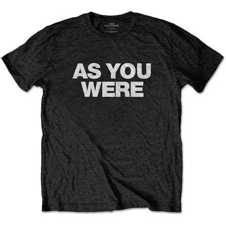 Oasis - Liam Gallagher-As You Were - Black t-shirt