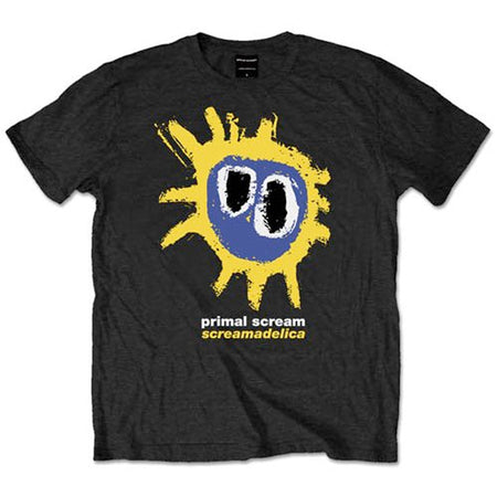 Primal Scream - Screamadelica Yellow - Black t-shirt