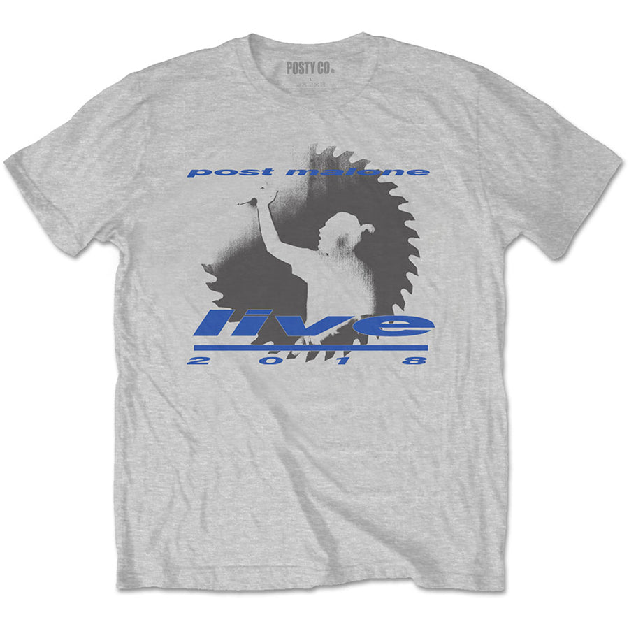 Post Malone - Live Saw - Grey t-shirt
