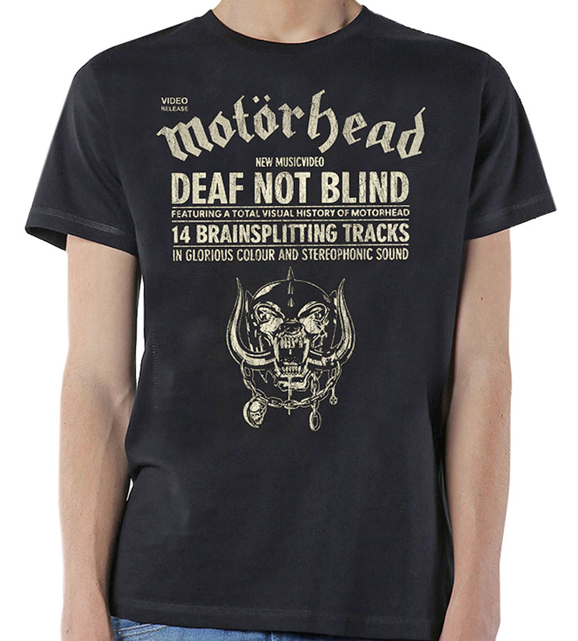 Motorhead - Deaf Not Blind - Black t-shirt