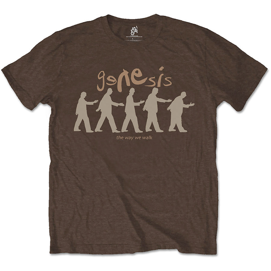 Genesis - The Way We Walk - Dark Chocolate Brown t-shirt