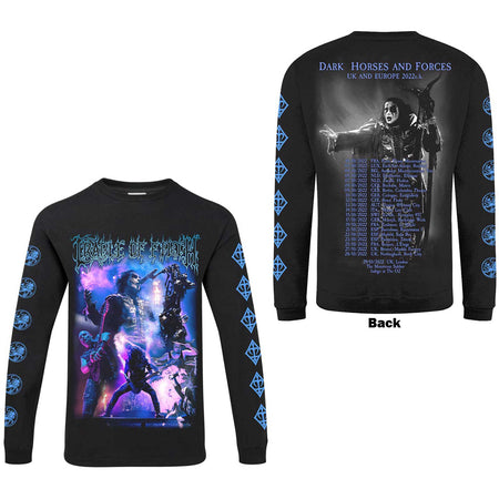 Cradle Of Filth - Band 2022 Tour Long Sleeved - Black t-shirt