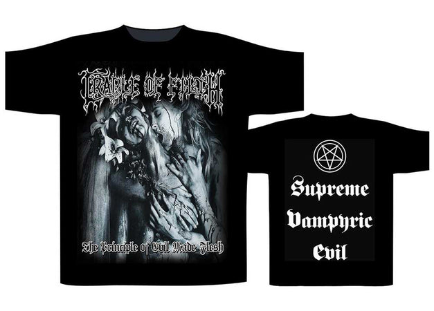 Cradle Of Filth - Supreme Vampiric Evil - Black t-shirt