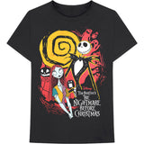 The Nightmare Before Christmas - Ghosts - Black t-shirt