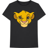 Disney - Lion King Simba Face  - Black t-shirt