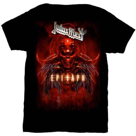 Judas Priest - Epitaph Red Horns - Black t-shirt