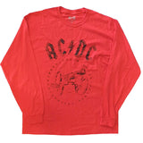 AC/DC - For Those About To Rock - Longsleeve Red T-shirt