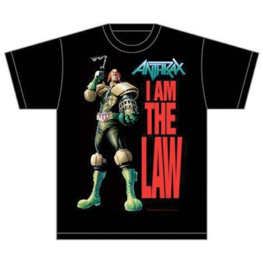 Anthrax - I Am The Law - Black T-shirt