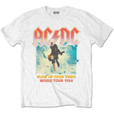 AC/DC - Blow Up Your Video-Tour 1988 - White T-shirt