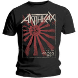 Anthrax -Live In Japan - Black T-shirt