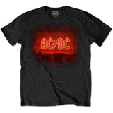 AC/DC - Dark Stage With Tracklist - Black T-shirt