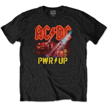 AC/DC - Neon Live - Black T-shirt