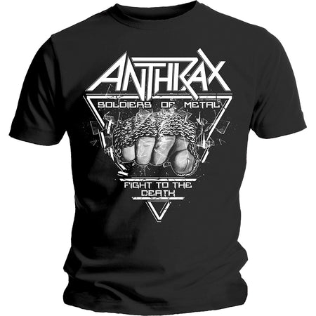 Anthrax -Soldiers Of Metal - Black T-shirt
