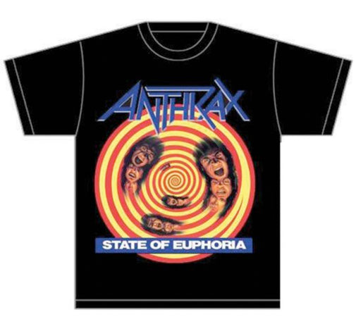 Anthrax -State Of Euphoria - Black T-shirt