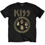 Kiss - Band Circle - Black t-shirt