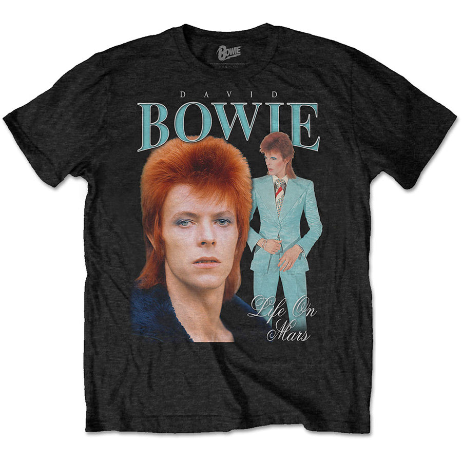 David Bowie - Life On Mars Homage - Black t-shirt