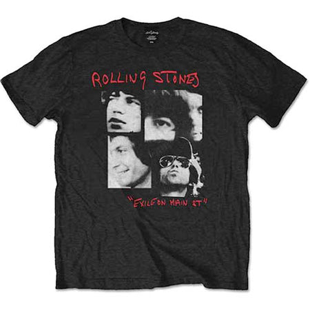 The Rolling Stones - Photo Exile - Black  T-shirt