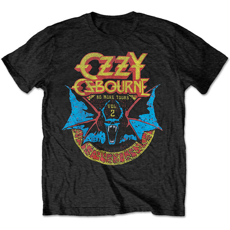 Ozzy Osbourne - Bat Circle-No More Tours Tour - Black  T-shirt