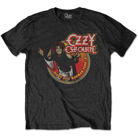 Ozzy Osbourne - Diary Of A Madman 1982 Tour - Black  T-shirt