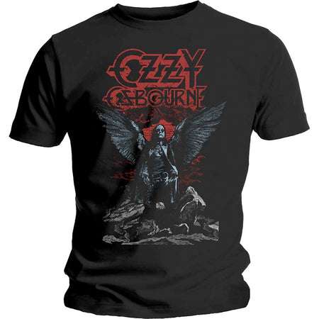 Ozzy Osbourne - Angel Wings - Black  T-shirt