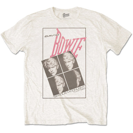 David Bowie - Serious Moonlight Tour - White t-shirt