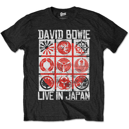 David Bowie - Live In Japan - Black t-shirt