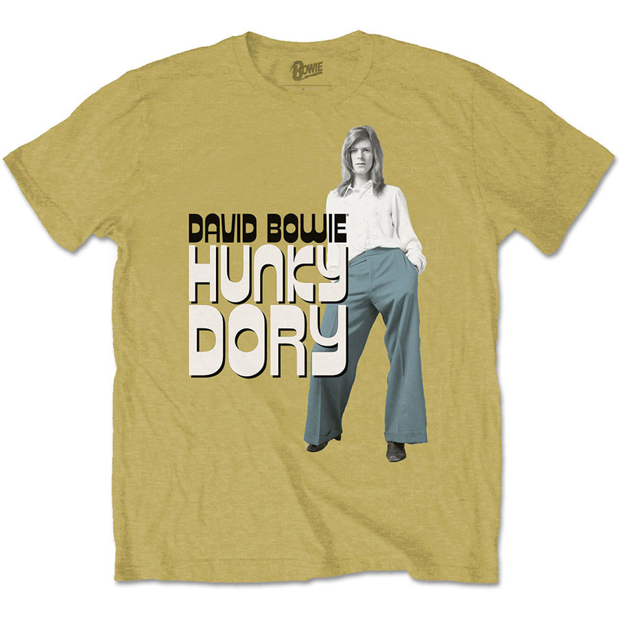 David Bowie - Hunky Dory 2 - Mustard Yellow t-shirt