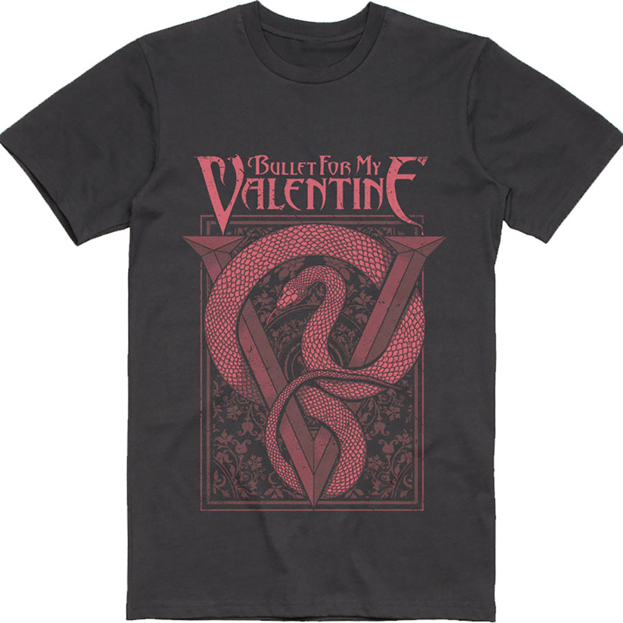 Bullet For My Valentine - Red Snake - Black t-shirt