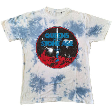 Queens Of The Stone Age - Branca Sword - Dip Dye White t-shirt