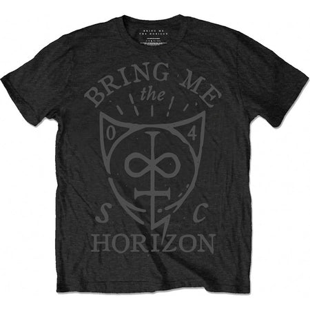 Bring Me The Horizon - Hand Drawn Shield - Black t-shirt