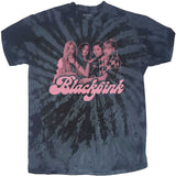 BlackPink - Photo Dip Dye - Black t-shirt