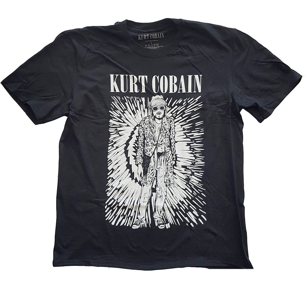 Nirvana - Kurt Cobain- Brilliance - Black  t-shirt