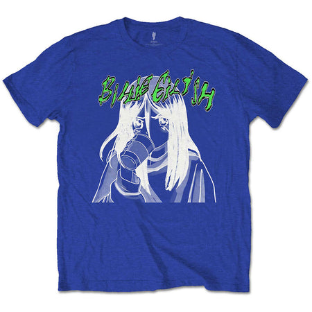 Billie Eilish - Anime Drink - Blue t-shirt