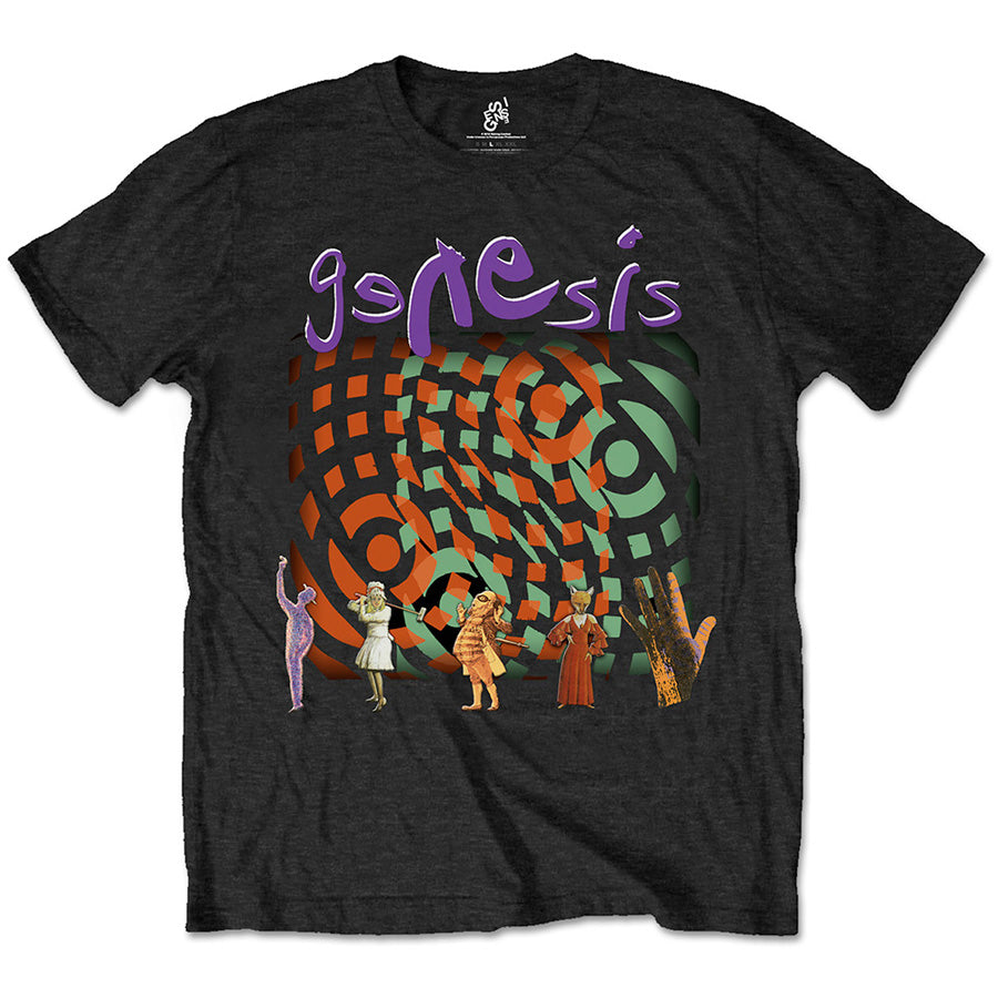 Genesis - Collage - Black  t-shirt