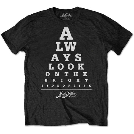 Monty Python - Bright Side Eye Test - Black  t-shirt