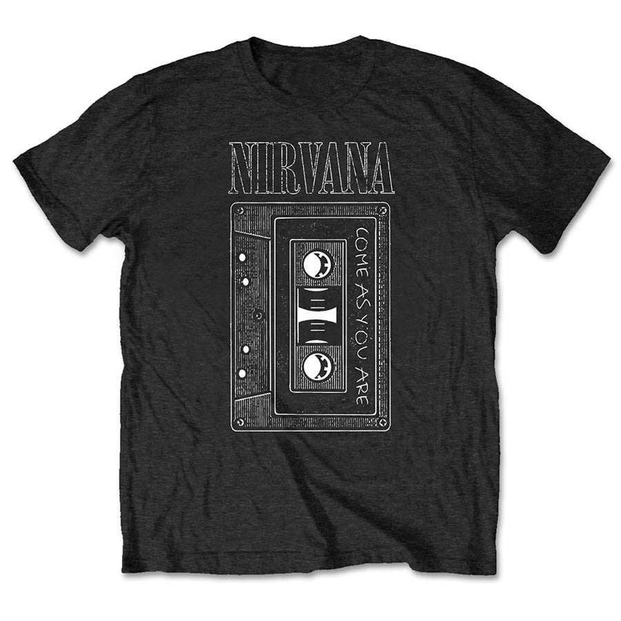 Nirvana - Kurt Cobain - As You Are Tape - Black  t-shirt
