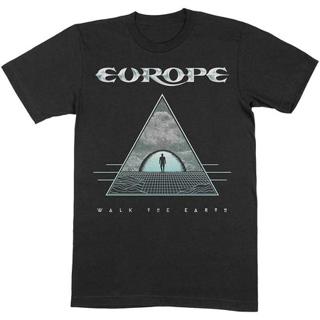 Europe - Walk The Earth - Black T-shirt