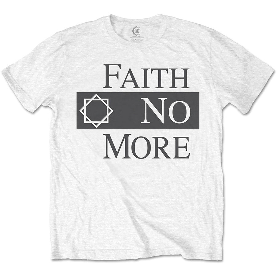 Faith No More - Logo V2 - White T-shirt