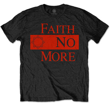 Faith No More - Classic New Logo Star - Black T-shirt