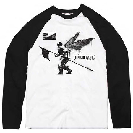 Linkin Park - Street Soldier - Raglan Baseball Jersey T-shirt